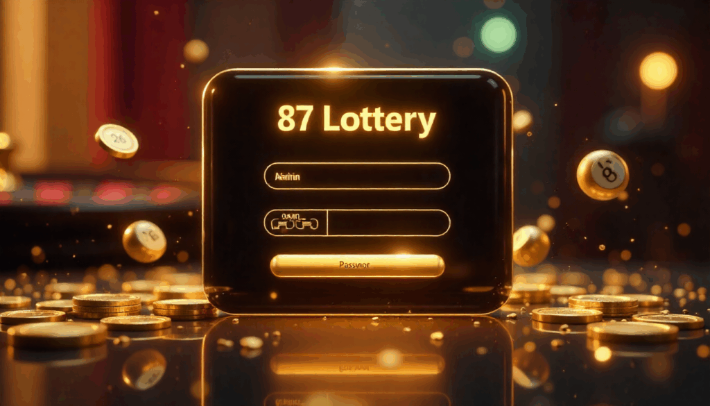 87 lottery login